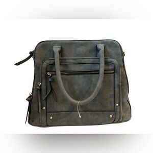 Slate blue Satchel Purse